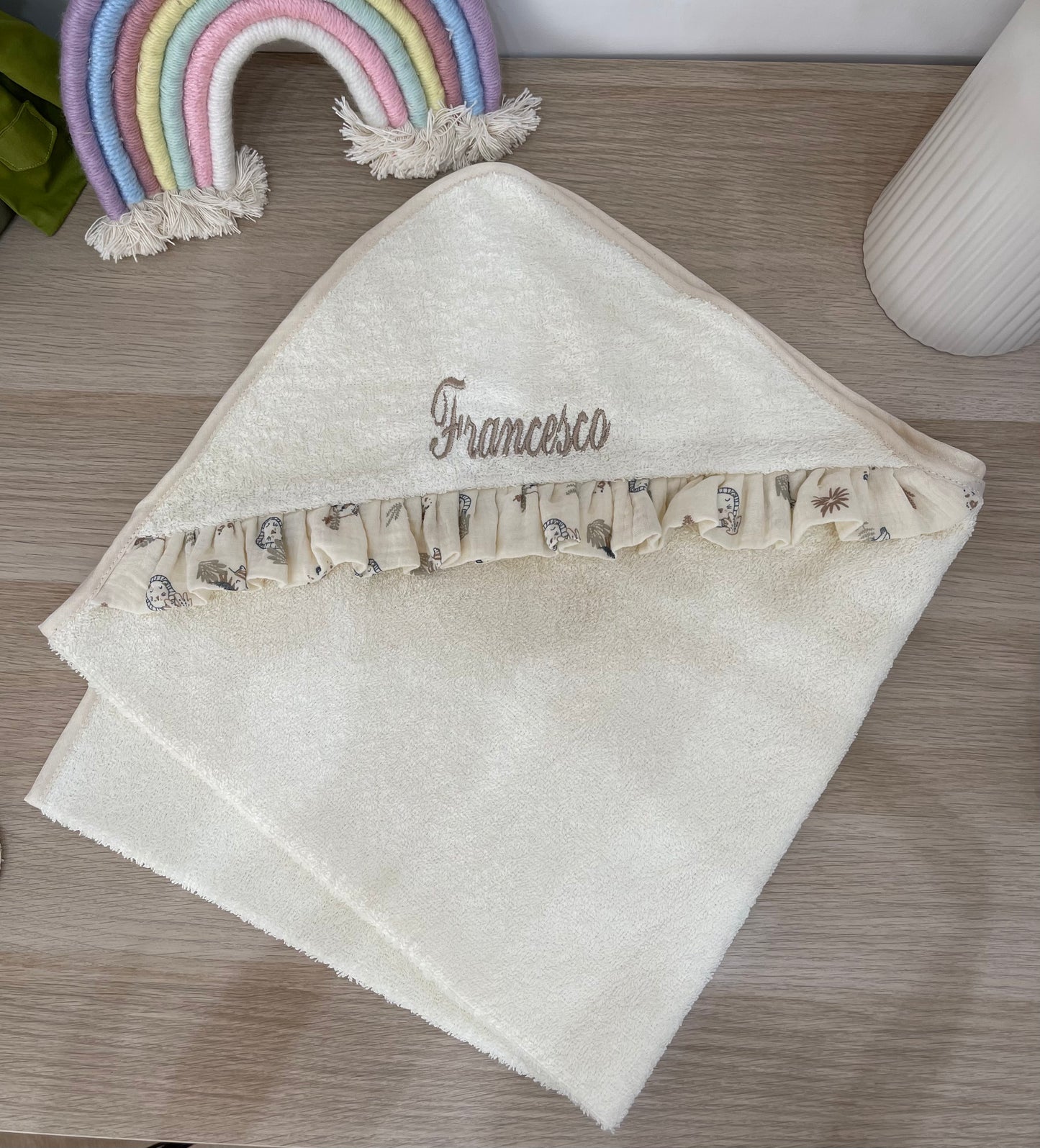 Asciugamano cappuccio neonato