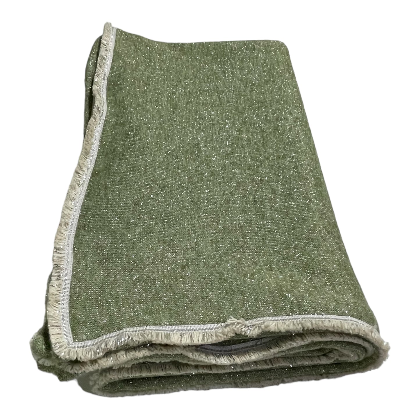 Copertina in eco-lana glitterata personalizzata
