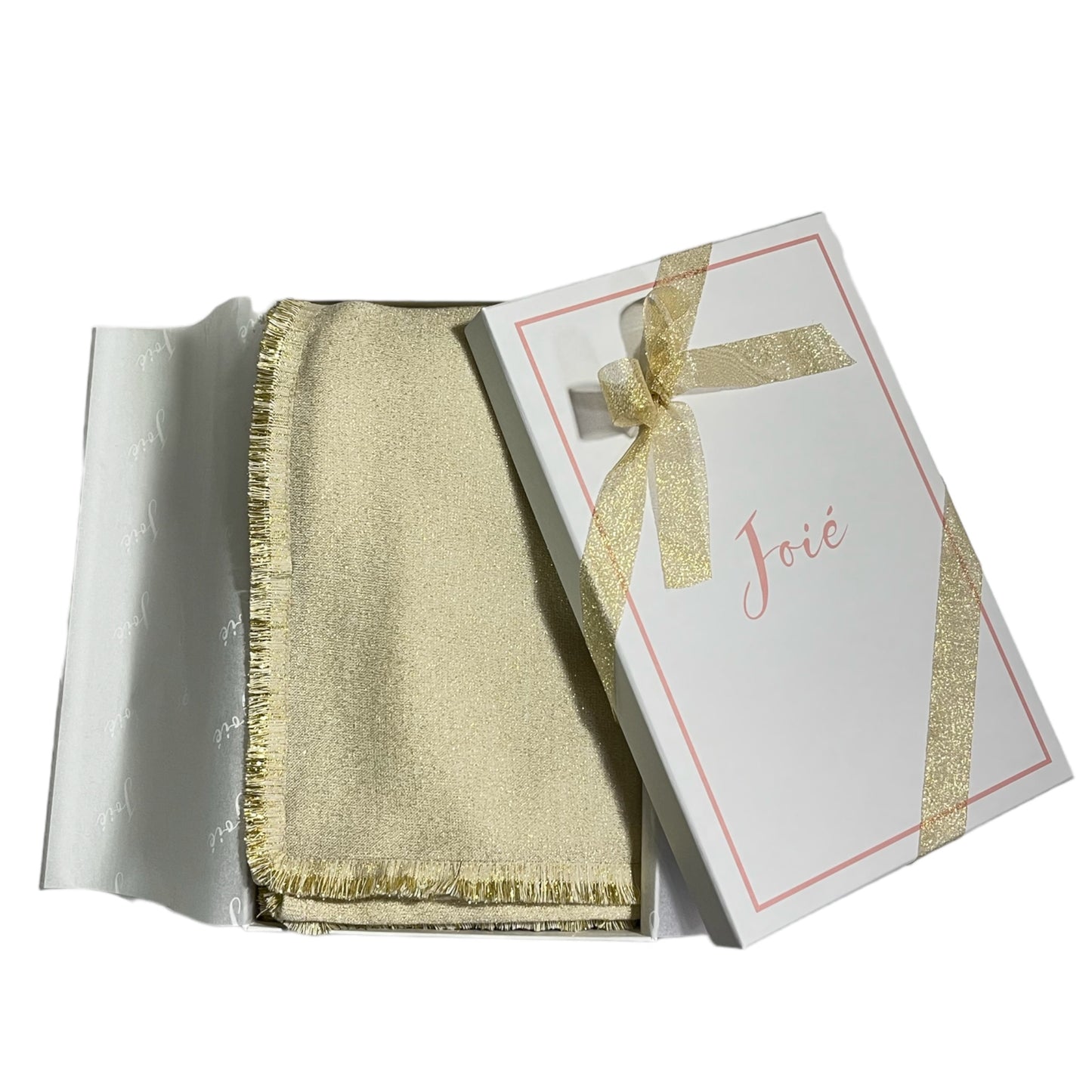 Copertina in eco-lana glitterata personalizzata