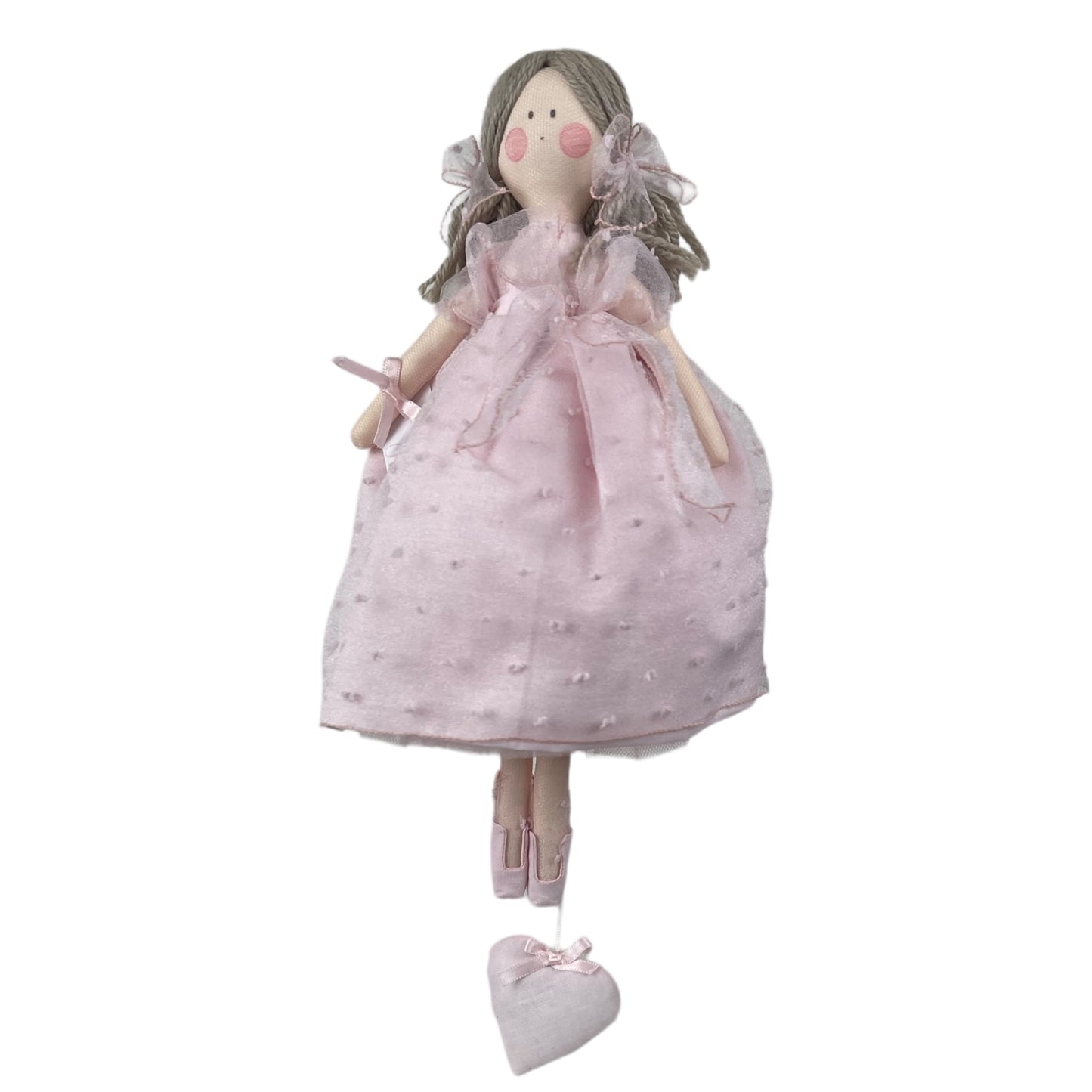 Bambola carillon "Gioia" in organza plumetis