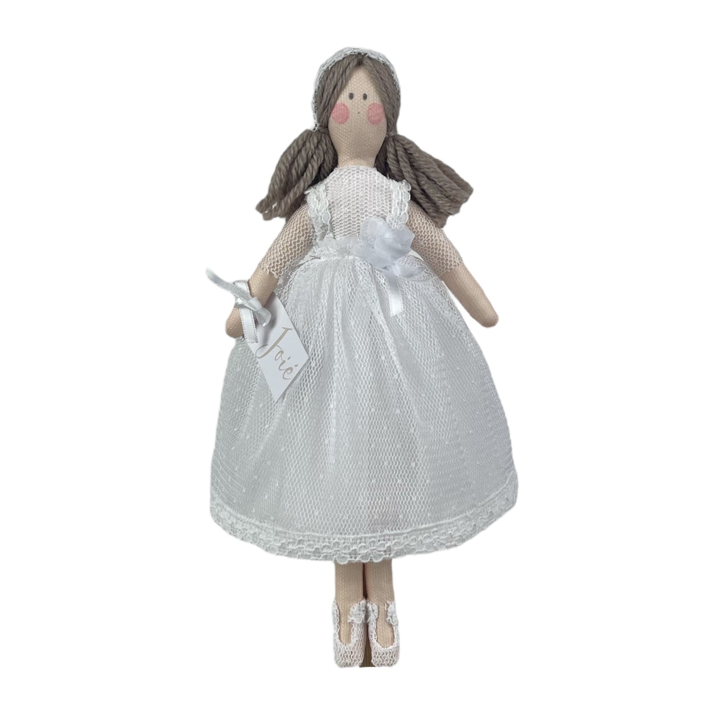 Bambola "Dalia" in tulle pois e pizzo