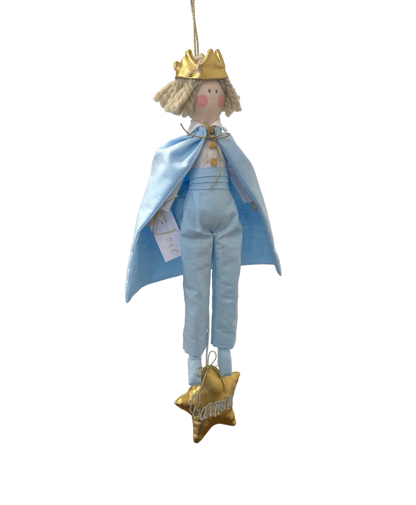 Bambola carillon "Principe Azzurro" in cotone