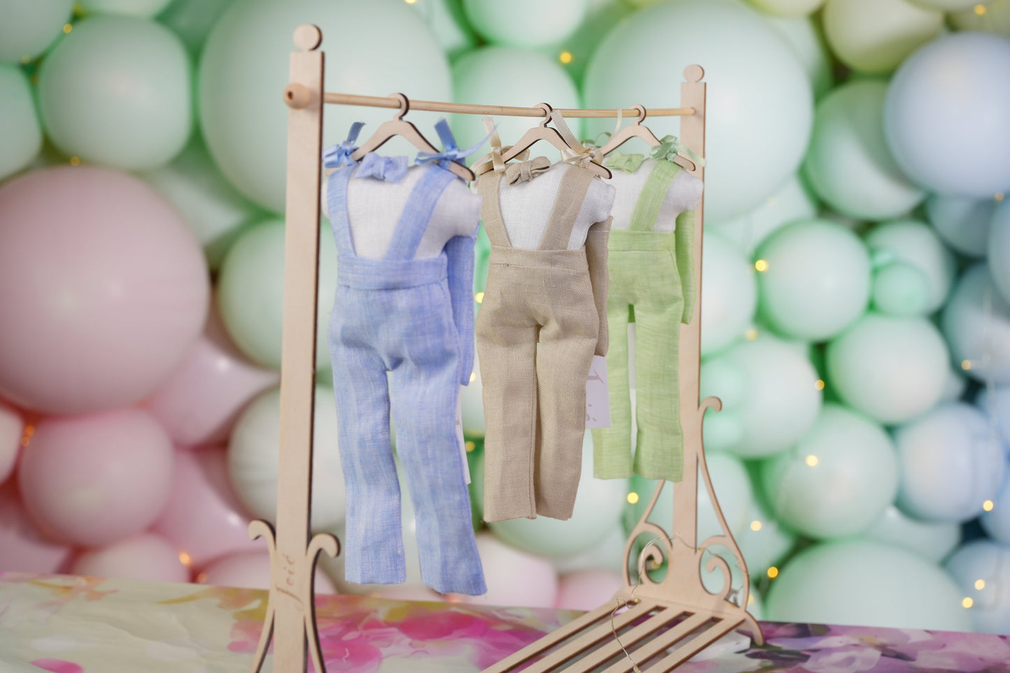 Abitino porta confetti in lino