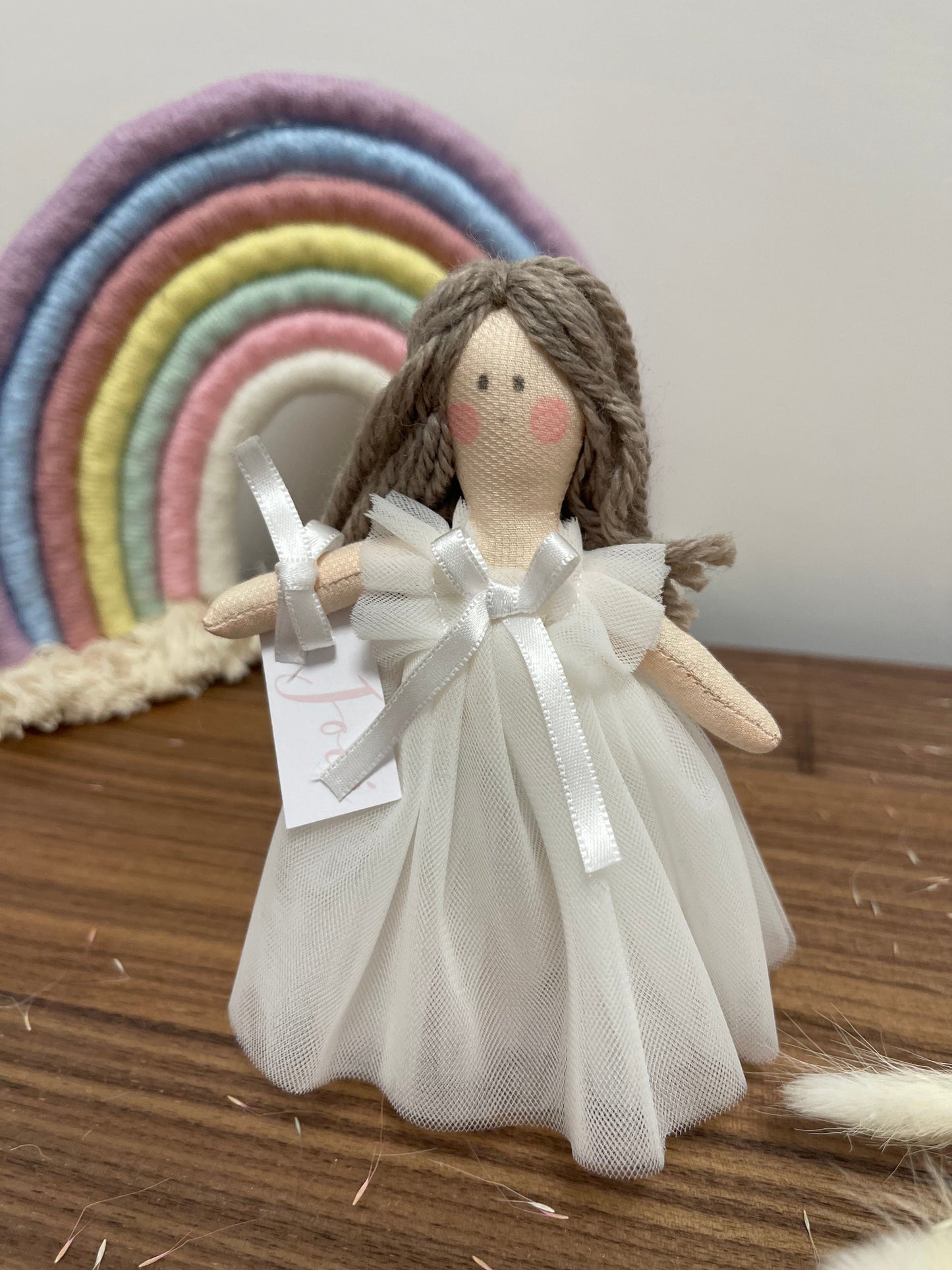 Bambola “Bella” in tulle - Bianco - Bomboniere e idee regalo