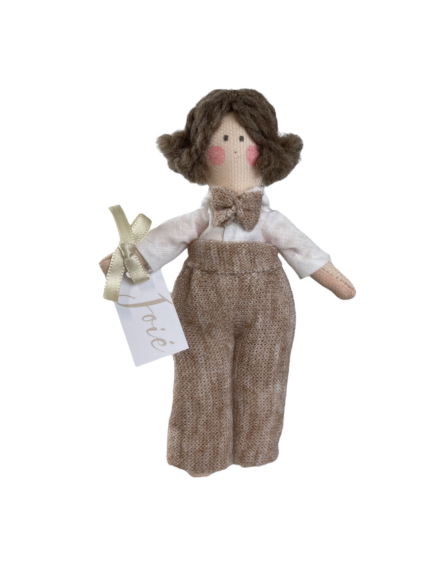 Bambola “Louis” in lana e cotone - Beige - Bomboniere e idee