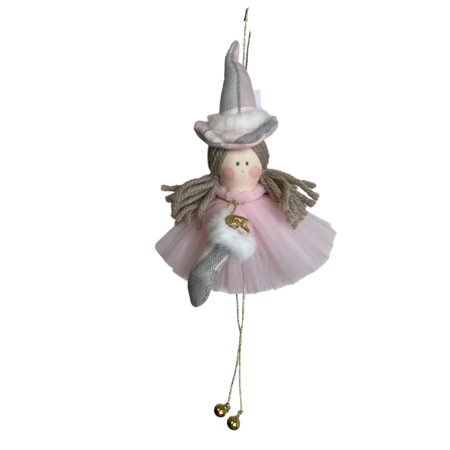 Befana con campanelline - Rosa - Bomboniere e idee regalo