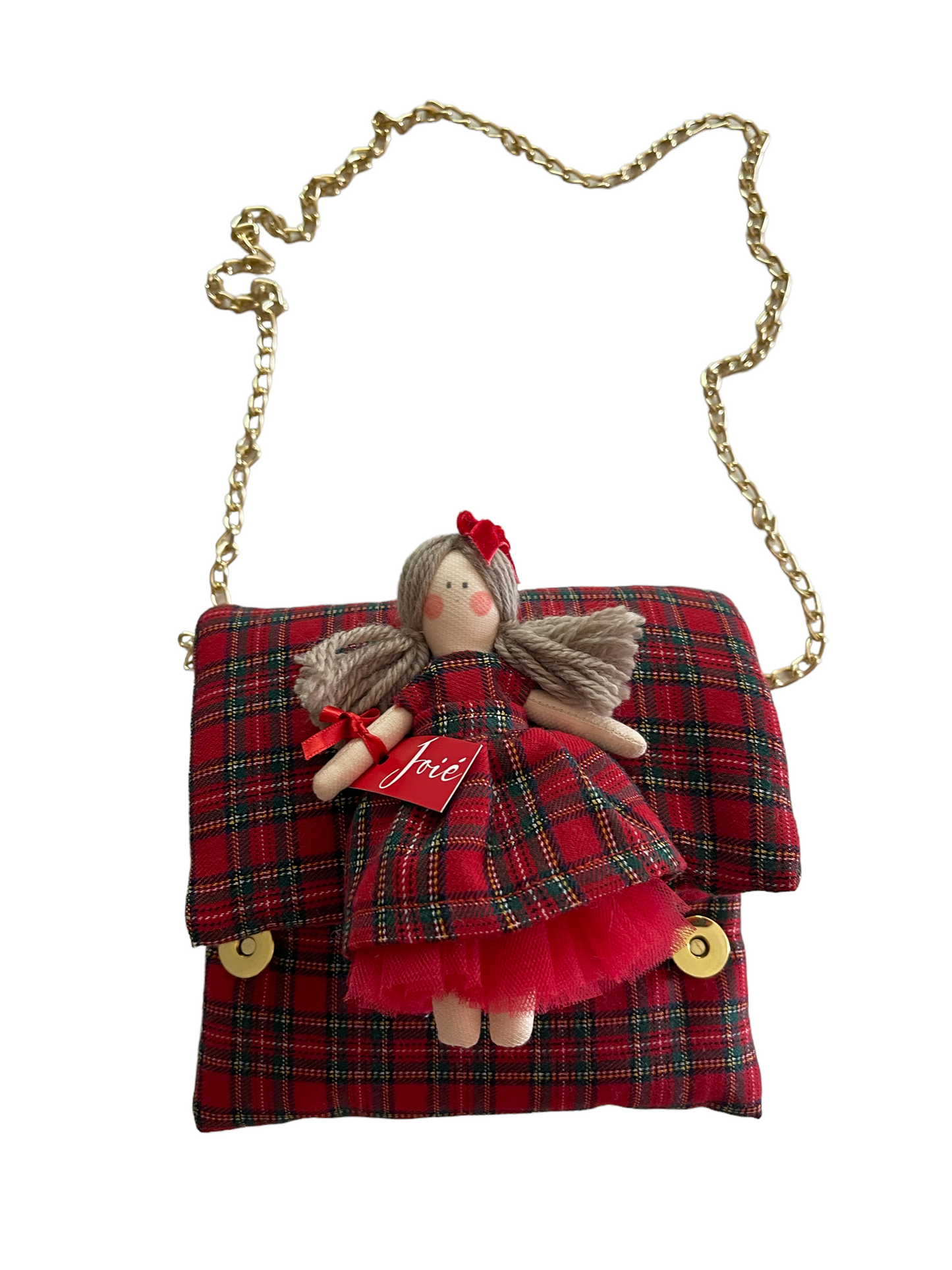 Borsa a tracolla in cotone tartan - Bomboniere e idee regalo
