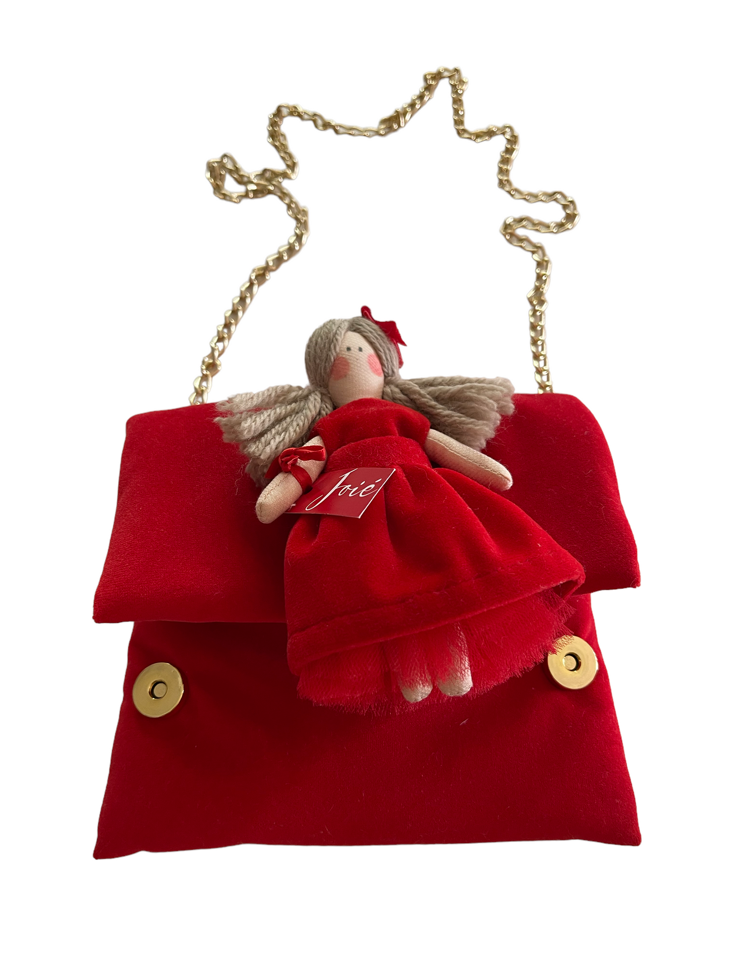 Borsa a tracolla in velluto - Rosso - Bomboniere e idee