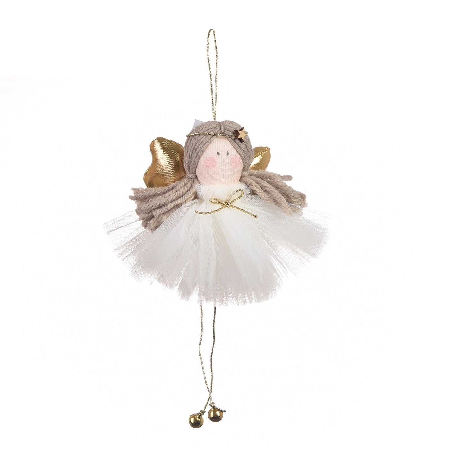 Chiama Angeli con campanelline - Panna - Bomboniere e idee
