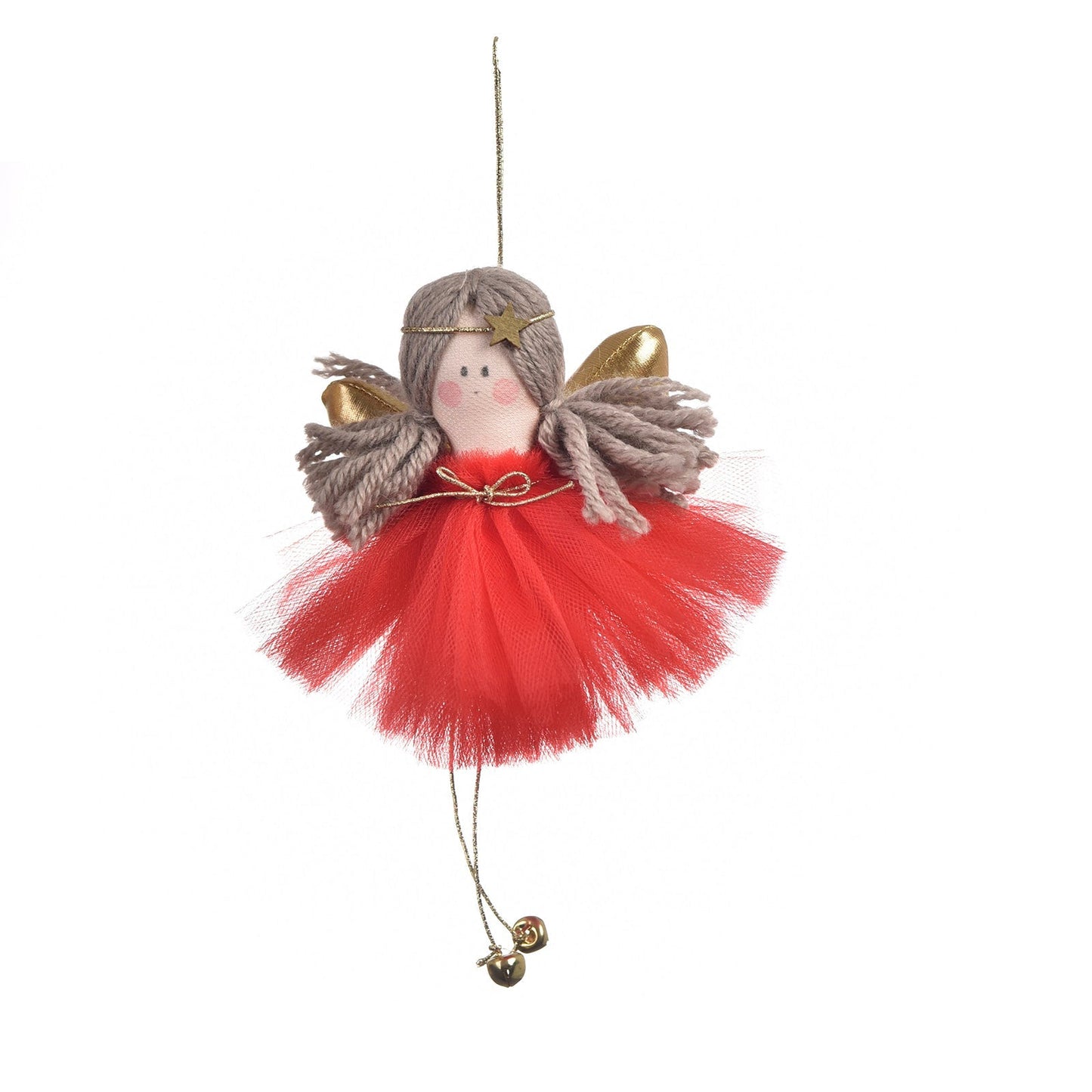 Chiama Angeli con campanelline - Rosso - Bomboniere e idee