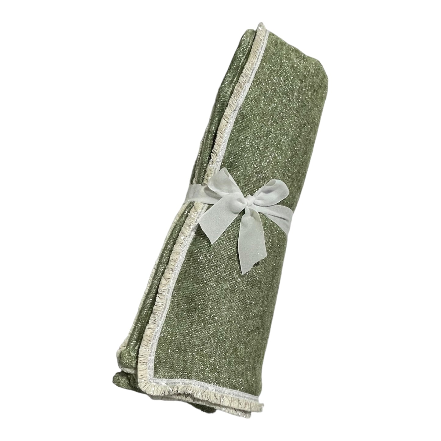Copertina in eco-lana glitterara personalizzata - Bomboniere