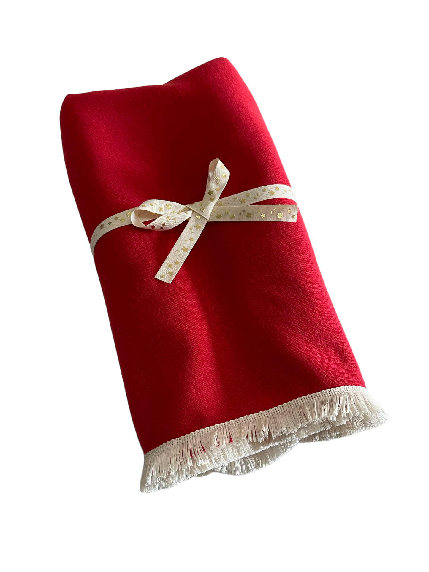 Copertina in eco-lana personalizzata - Rosso - Bomboniere e