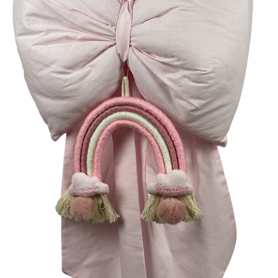 Fiocco in cotone con rainbow - Bomboniere e idee regalo