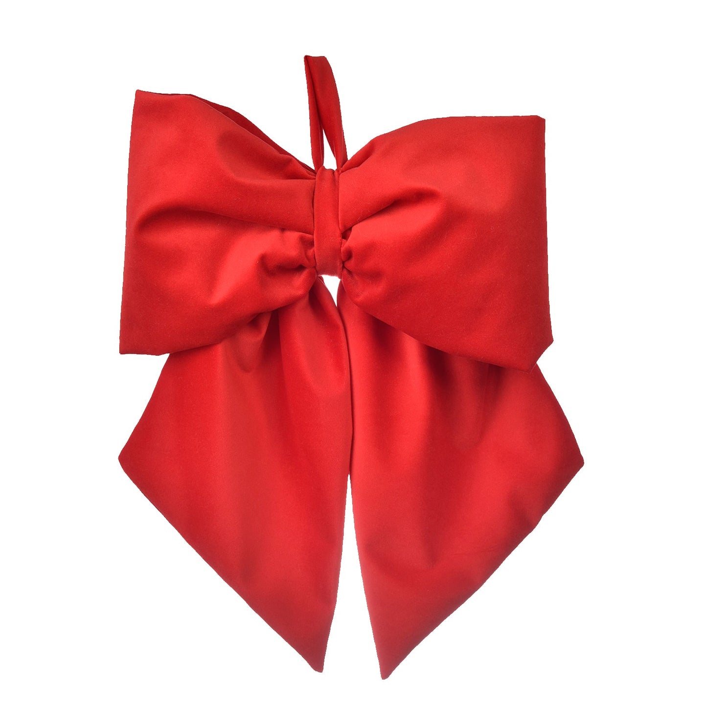 Fiocco in velluto - Rosso - Bomboniere e idee regalo
