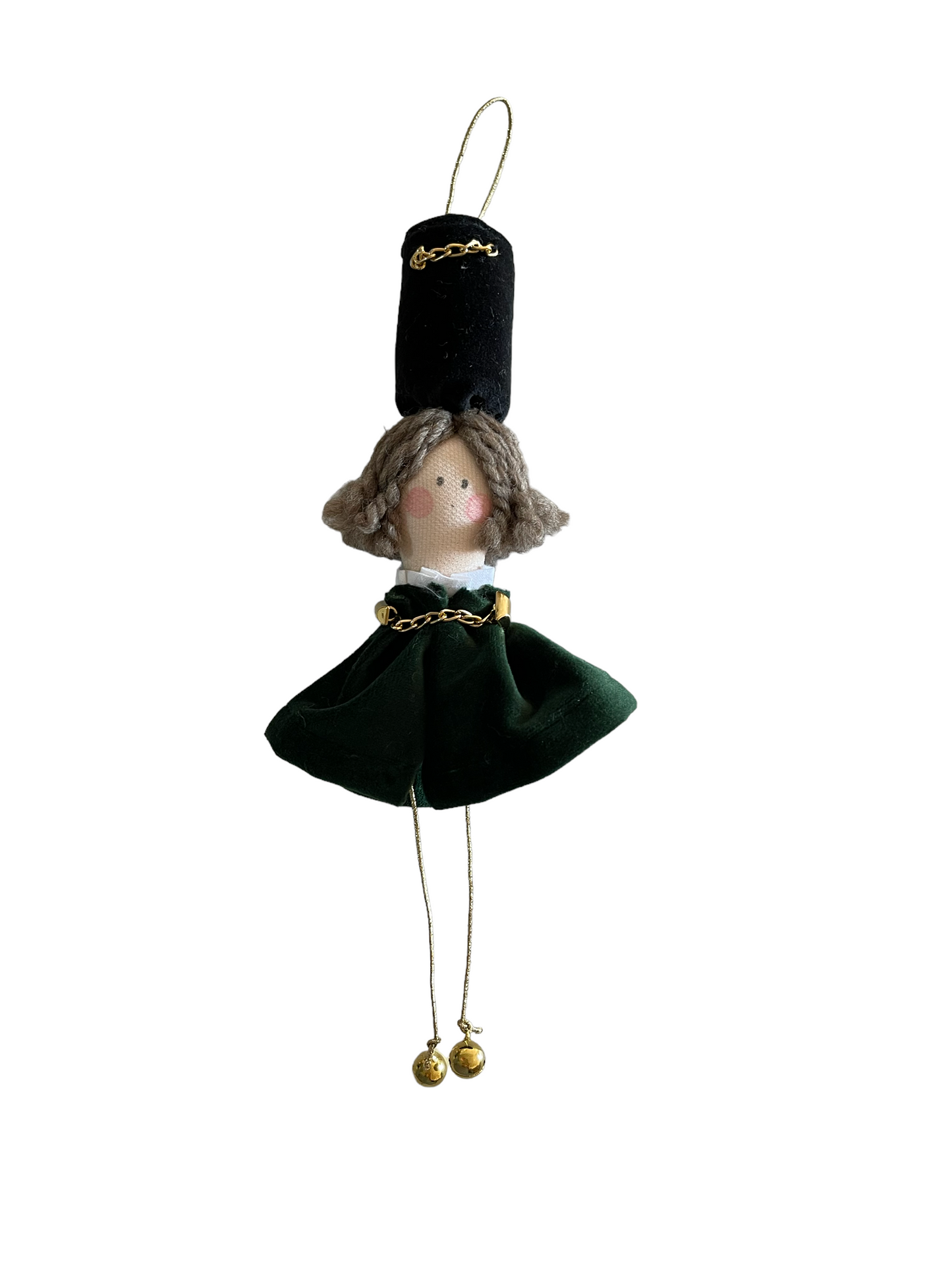 Schiaccianoci con campanelline - Verde - Bomboniere e idee