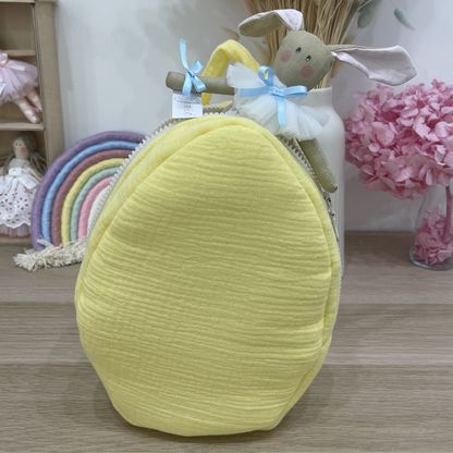 UOVO DI STOFFA CON CONIGLIETTO