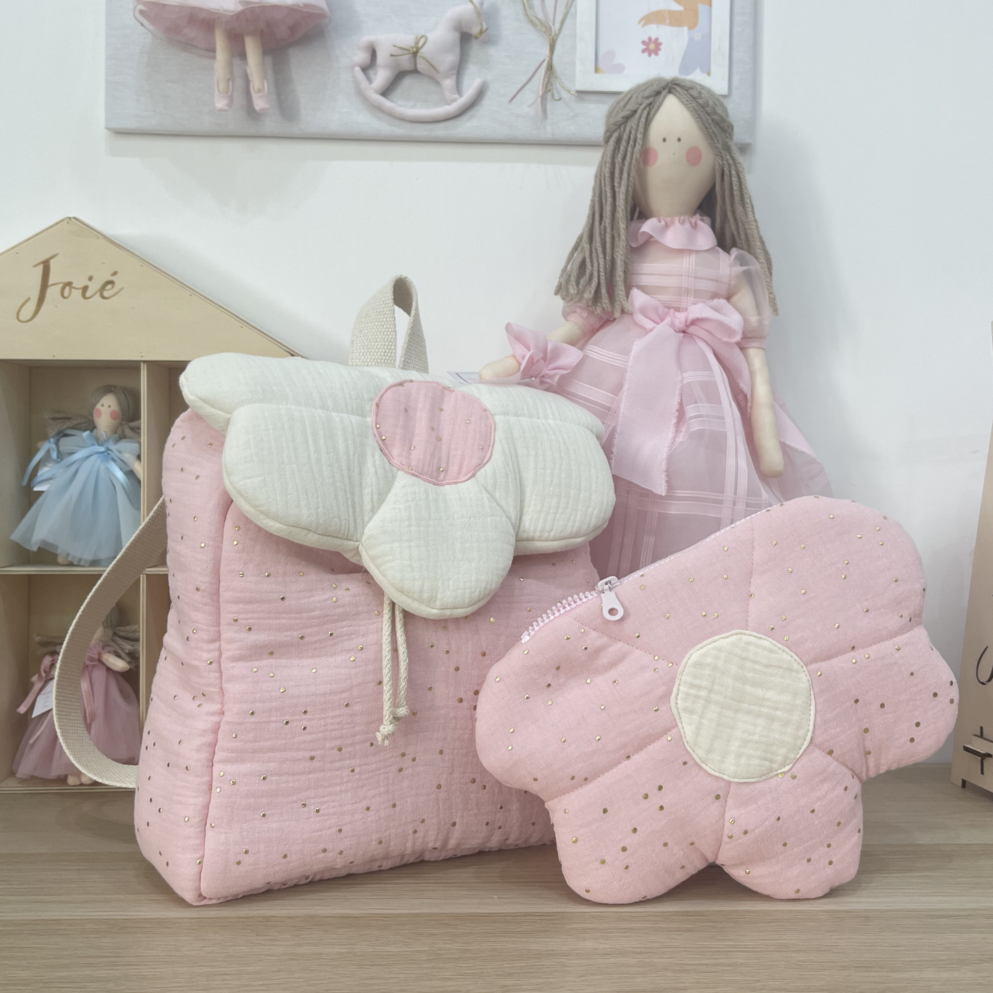 Zaino con pochette Fiore