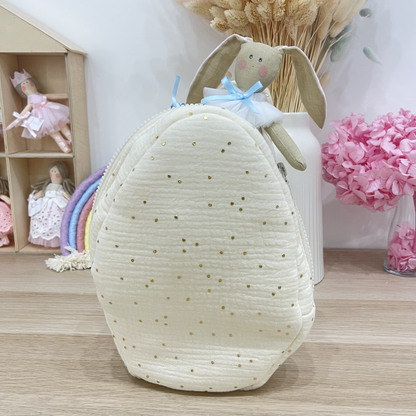 UOVO DI STOFFA CON CONIGLIETTO