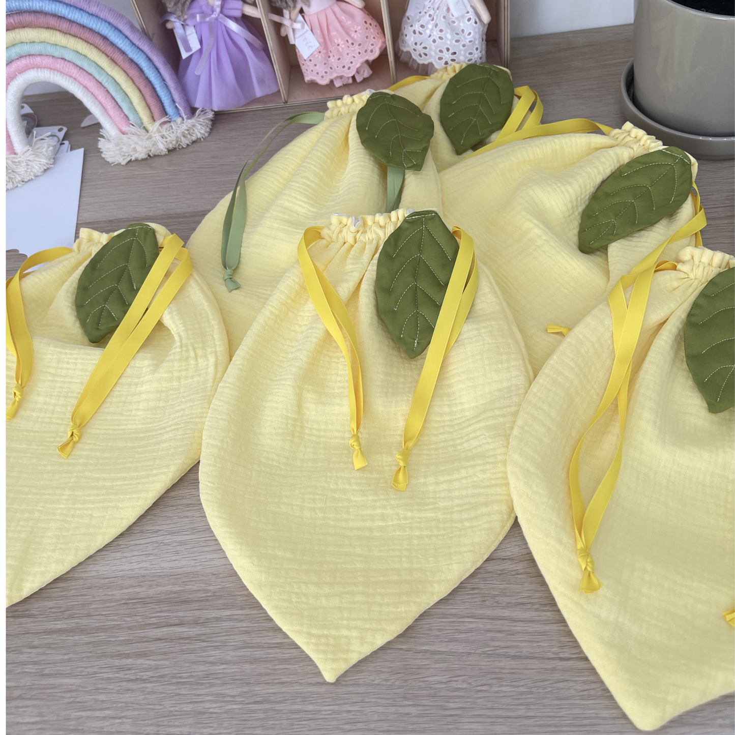 Pochette "Limone" e Scrunchie