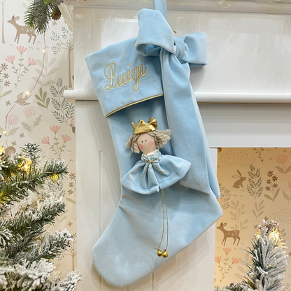 Calza epifania in velluto con Principino