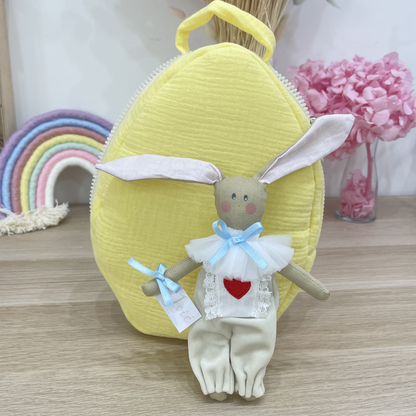 UOVO DI STOFFA CON CONIGLIETTO