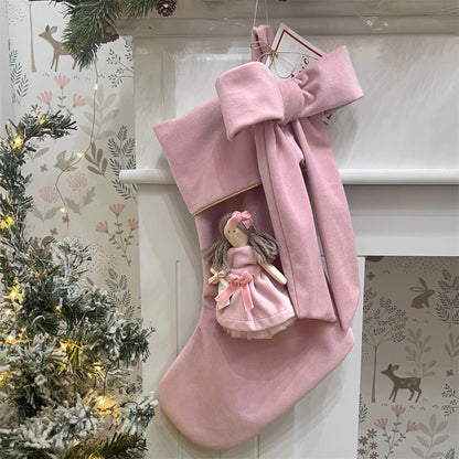 Calza epifania in velluto con bambola Cloe