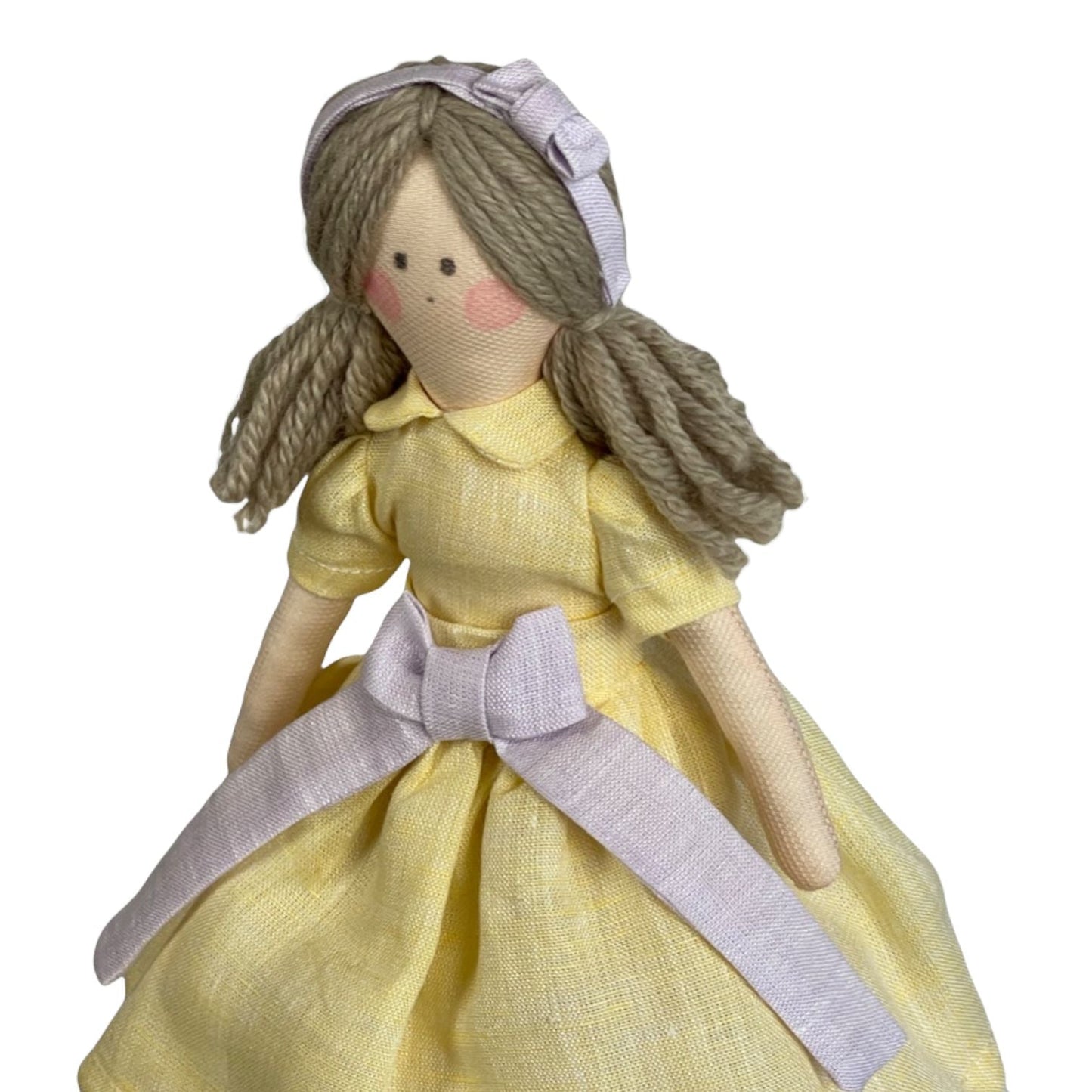 Bambola “Chiara” in lino - Bomboniere e idee regalo