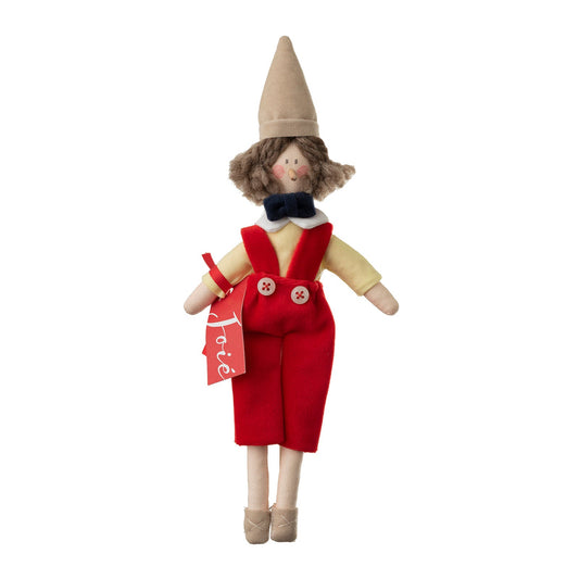Bambola Maschietto “ Pinocchio “ in velluto - 26cm -