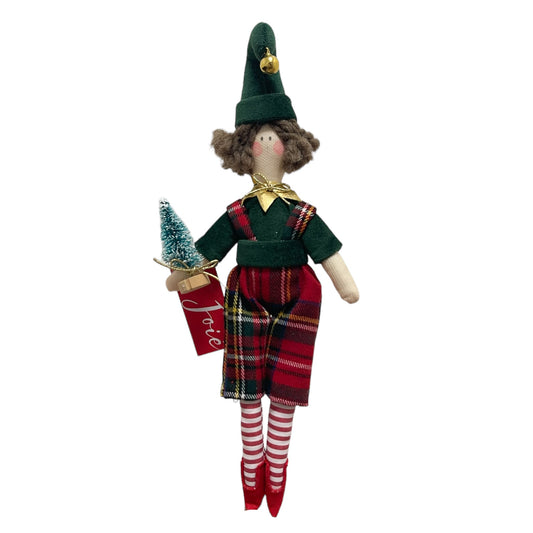 Bambola “Zenzero” elfo di babbo Natale - Bomboniere e idee