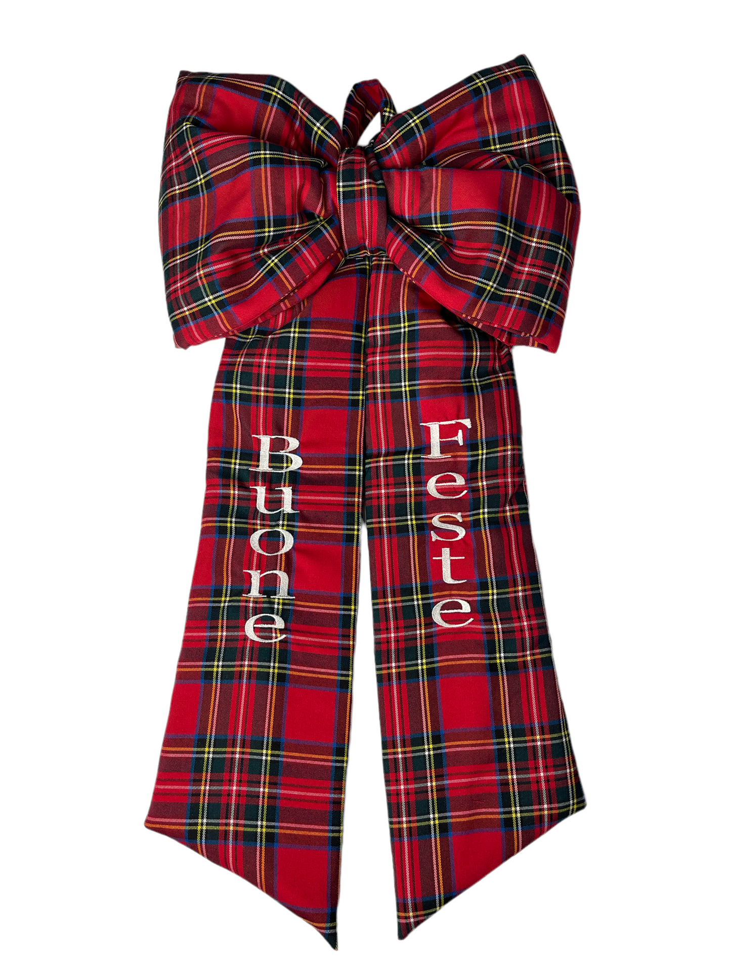 Fiocco in cotone tartan - Bomboniere e idee regalo