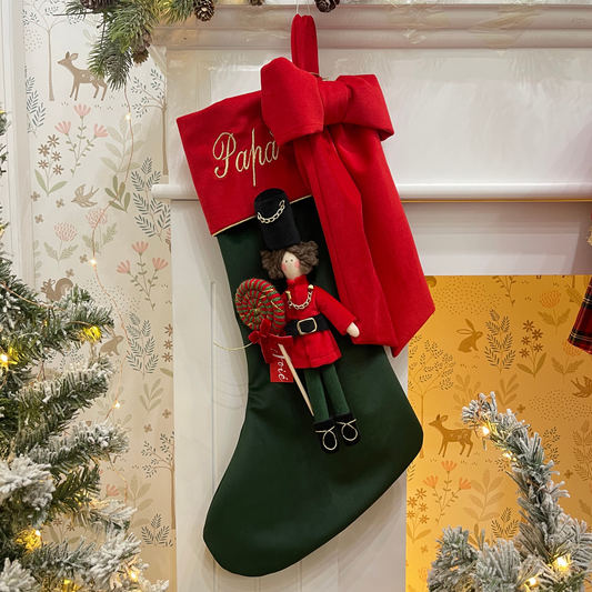 Calza epifania con bambola Schiaccianoci